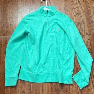 Green Ralph lauren quarter zip